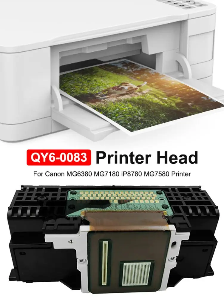 

New QY6-0083 Printhead For Canon MG6310 MG6320 MG6380 MG7180 IP8780 MG7580 IP8720 IP8750 IP8780 Printer Accessories