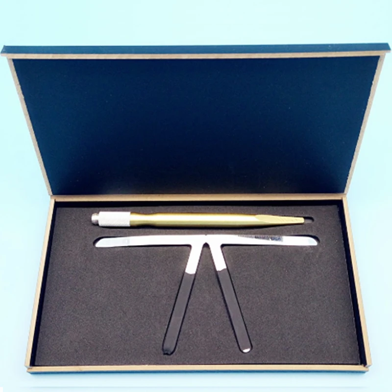 

1 шт. Трехточечная позиционирование балансировочная линейка для бровей измерительная линейка для бровей форма для бровей Тату принадлежно...