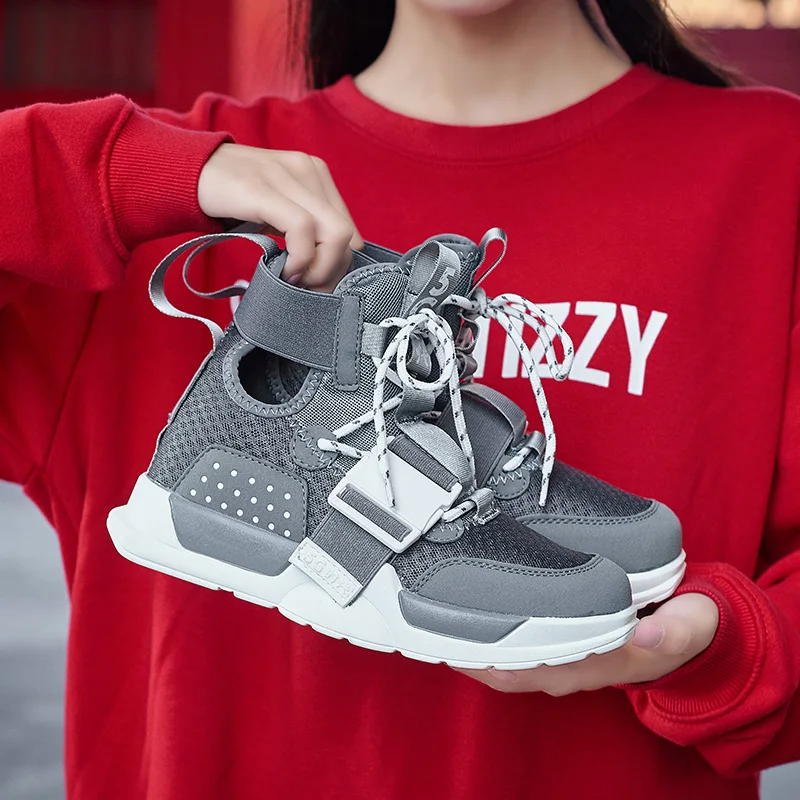 Высокие кроссовки для Скейтборда мужчин и женщин контрастные цвета легкие