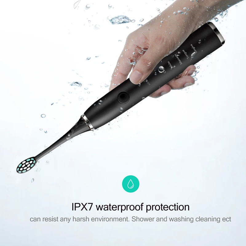 Boyakang Sonic Electric Tooth Brush 5 Cleaning Modes IPX7 Waterproof Smart Timing Dupont Bristles USB Charger Adult BYK35