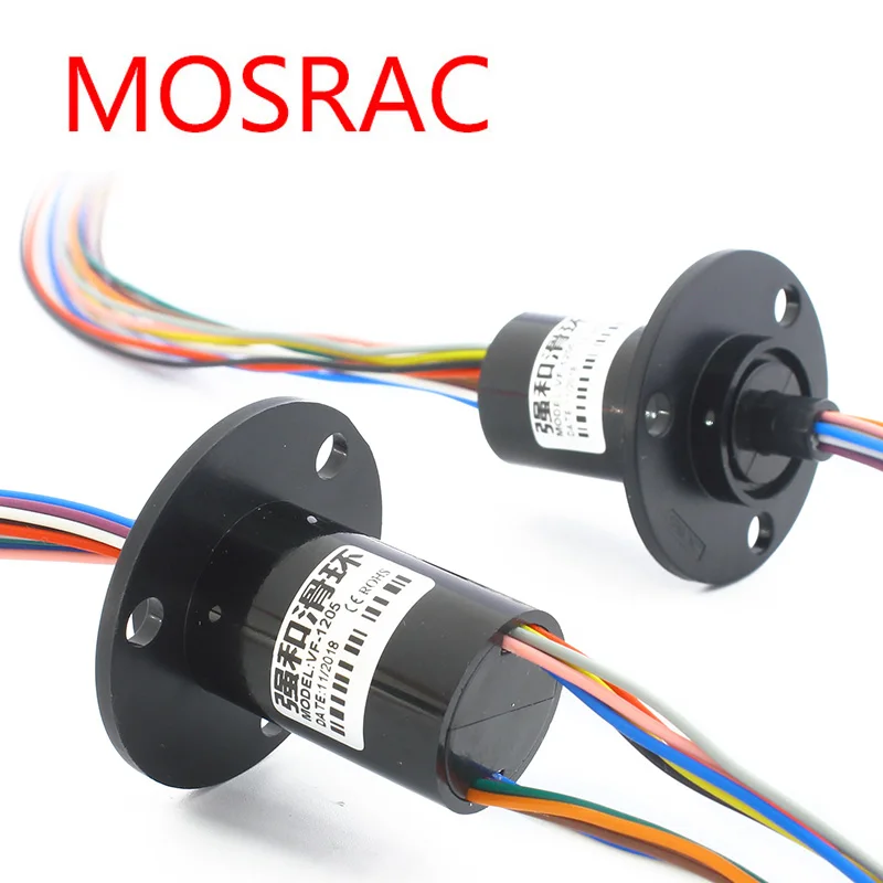 Электрический коллектор скользящее кольцо OD22 мм 4 провода 10 а большое скольжения