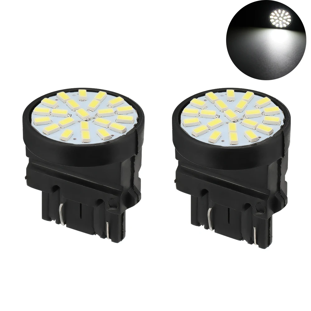 

Светодиодные лампы 3157 белого цвета 4040 SMD для вождения, 2 шт., дневные ходовые огни DRL, стоп-сигнал, указатель поворота