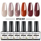 Mobray 6 шт.компл. Цвет набор гель-лаков для ногтей лак vernis Лаки био-Гели Soak Off лаки для ногтей база лаки для ногтей УФ-светодиодный Гель-лак для нейл-арта
