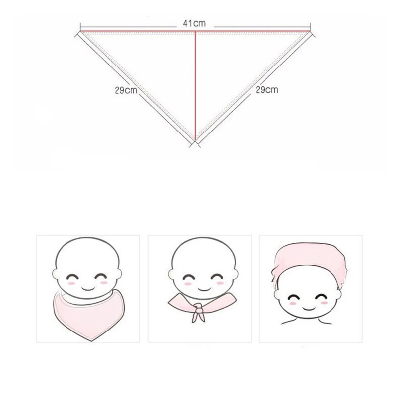 2019 детские товары с милым рисунком треугольник слюнявчик полотенце хлопок