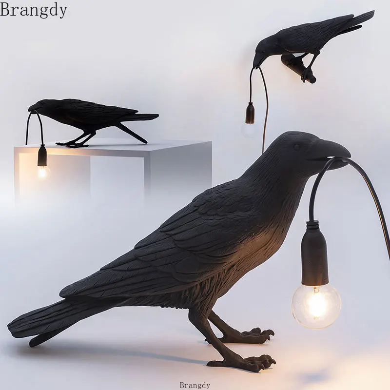 

Resin Seletti Bird Lamp Nordic Led Wall Lights for Living Room Bedroom Bedside Indoor Bathroom Lighting Fixtures Mirror Light