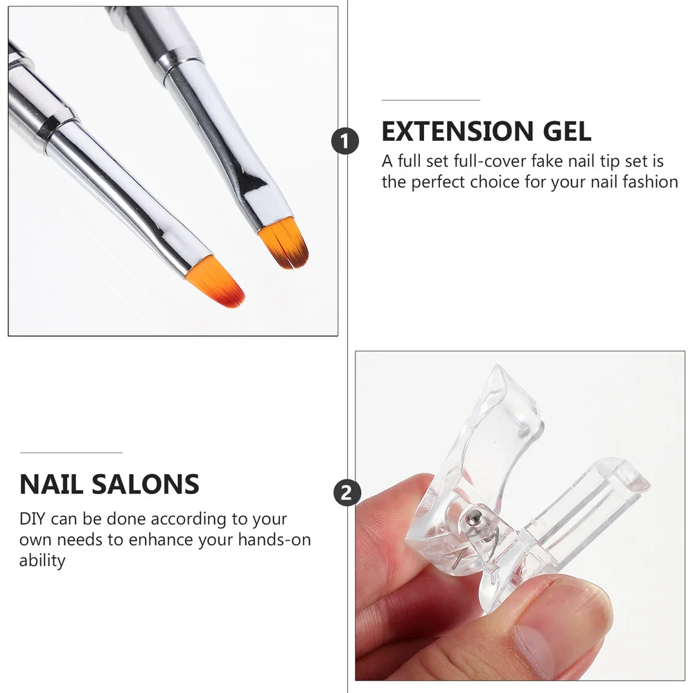 

1 Set Manicure Extension Patches Clips Fake Nail Patches Nail Art Tools Set
