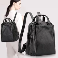 new ladies backpack high quality teen high quality leather backpack suitable for teenage girls female school shoulder bag