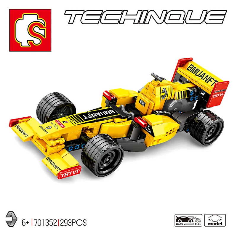 Блоки Sembo Super Series скоростные чемпионы F1 формула гоночный автомобиль Строительные