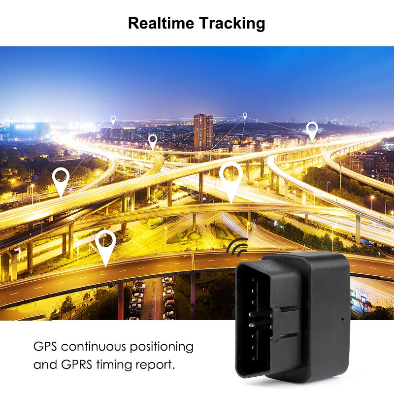 GPS-локатор OBD2 GSM-трекер OBD-разъем LK730 геозонатор с разъемом и сигнализацией легкая
