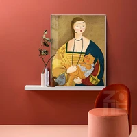 nordic the girl with a pearl earring posters and prints wall art canvas paintings pictures living room home decoration