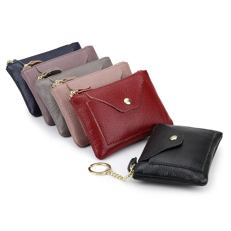 

Кошелек женский из натуральной кожи, с отделением для монет и карт