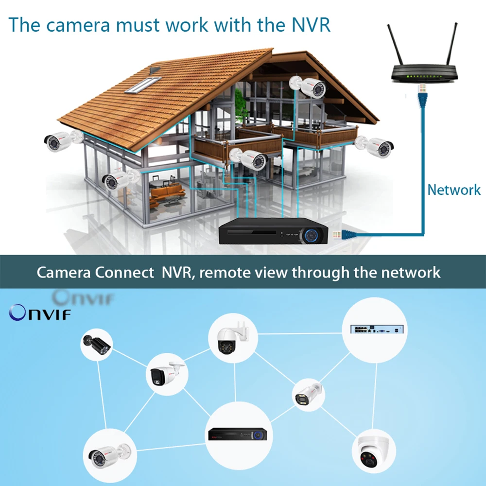 4K 8MP охранного видеонаблюдения Камера IP камера POE Onvif H265 Аудио Открытый