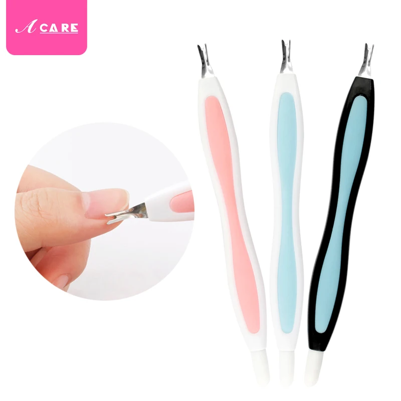 2 шт. палочка для кутикулы розовый светло маникюрный палка резиновая ручка