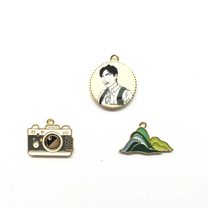 Отпустите гору! Подвески мужские камеры в виде горы металлические подвески