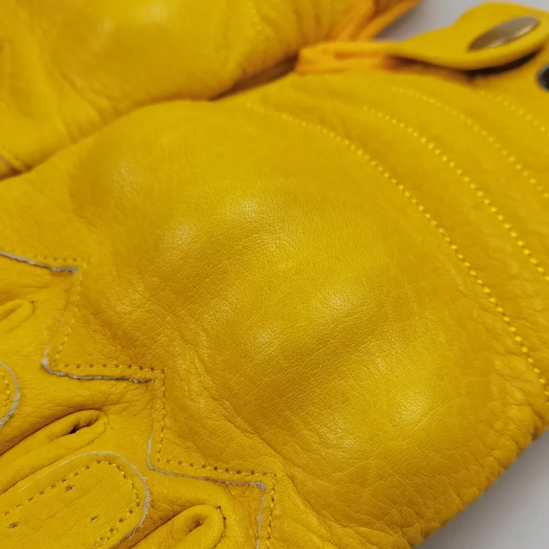 

Spring Summer Five finger gloves Cowhide Gloves Locomotive Gloves Driving Supertech Racing Bike Knight Leather Motorcycle