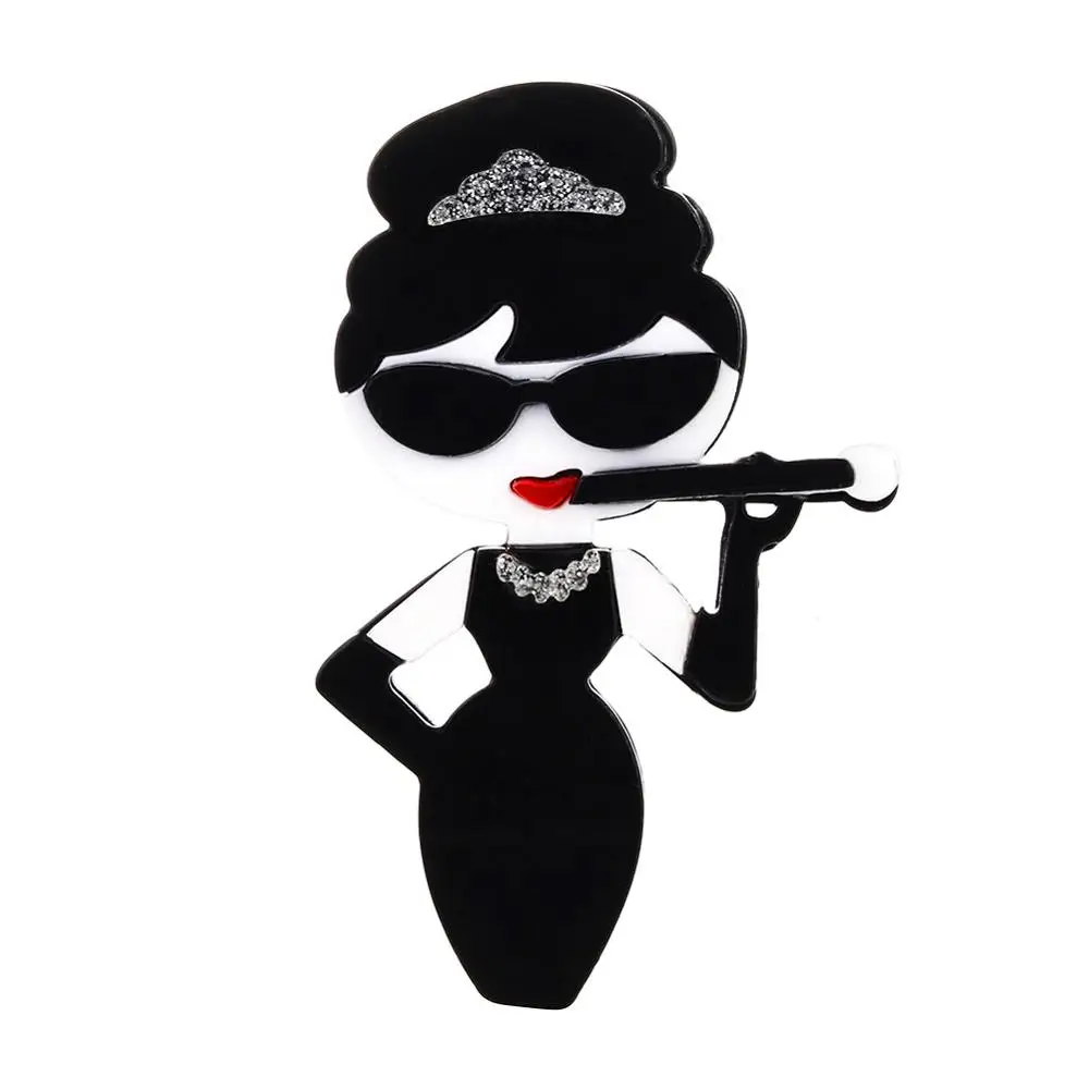 Женская акриловая брошь Farlena в виде птицы из ацетата аксессуар для одежды|Броши| |