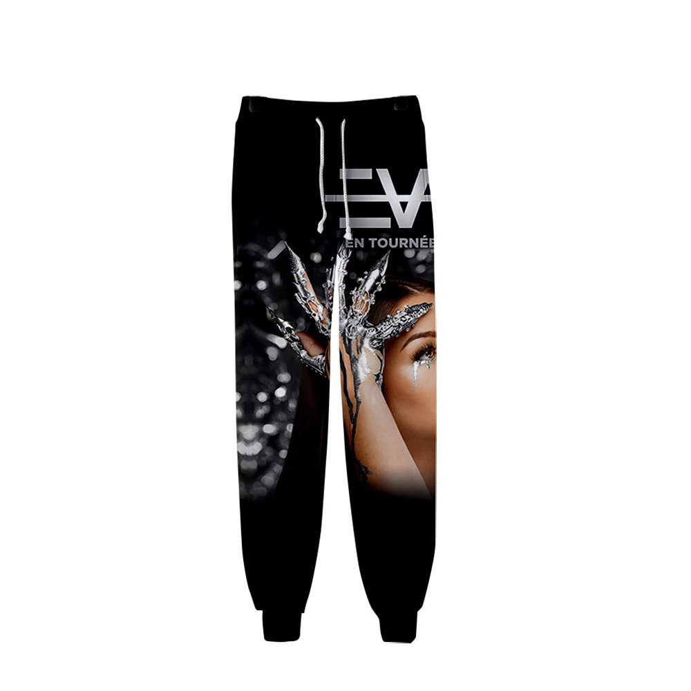 

Sweatpants 2021 French Singer Eva Queen Album Long Trousers 3D Printed Men / Women Unisex Sportswear Dropshipping High Quality
