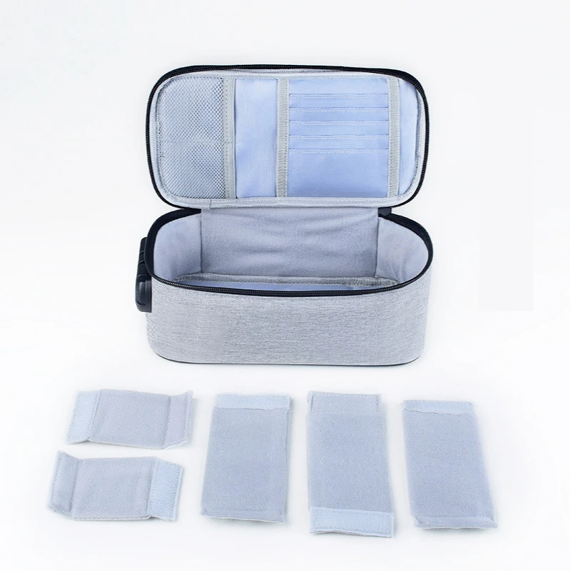 Portable Official Seal Storage Briefcase Multifunction Office Stamp Organize Bag Business Trip Code Lock Insurance Pack Supplies