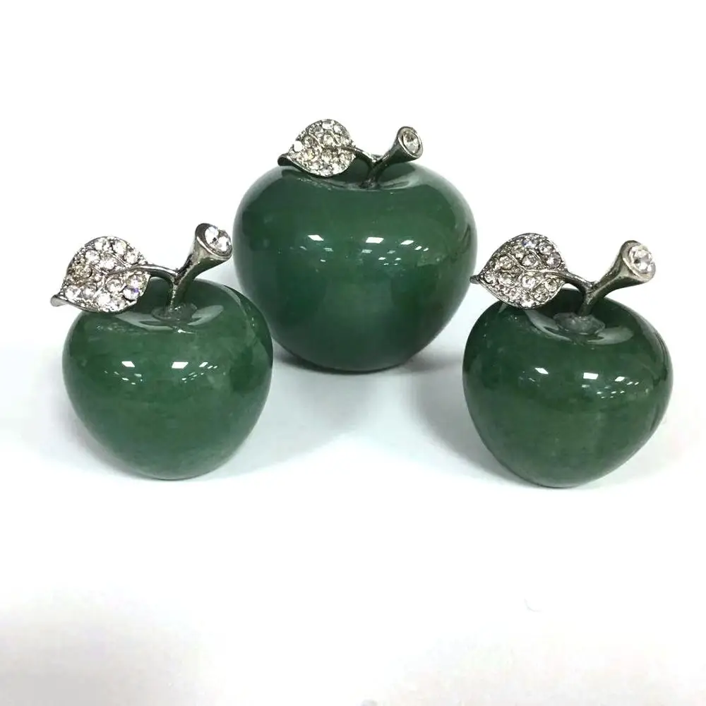 Бесплатная доставка 30 мм натуральный камень зеленый авантюрин резной