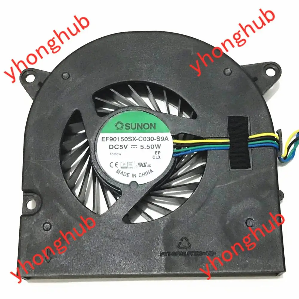 SUNON EF90150SX C030 S9A DC 5V 5.50W00XD821 023.10045.0001 4 проводной Сервер вентилятор охлаждения|Кулеры