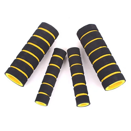 

2 Pair Motorcycle Bicycle HandleBar Grip + Brake Clutch Lever Soft Sponge Cover No Pressure