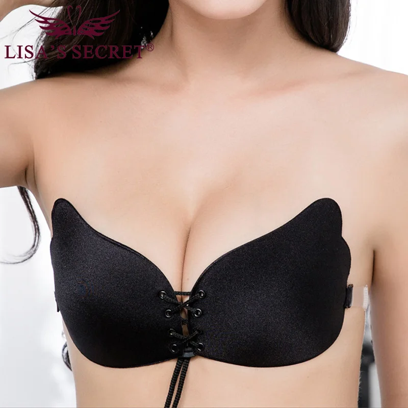 Бесшовные самоклеящиеся Бюстгальтеры без бретелек бюстгальтер пуш-ап косточек