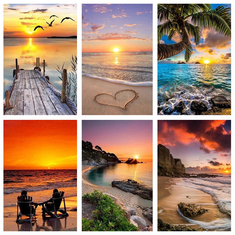 Картина с изображением влюбленных морем природный пейзаж современные плакаты и