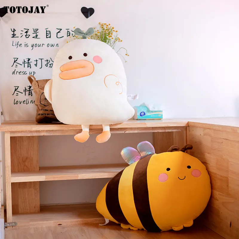 

1 шт. 50 см мягкий милый плюшевый утка & Bee игрушки для детей мягкие мультфильм животных Подушка для кресла, дивана домашний декор детей; Подаро...