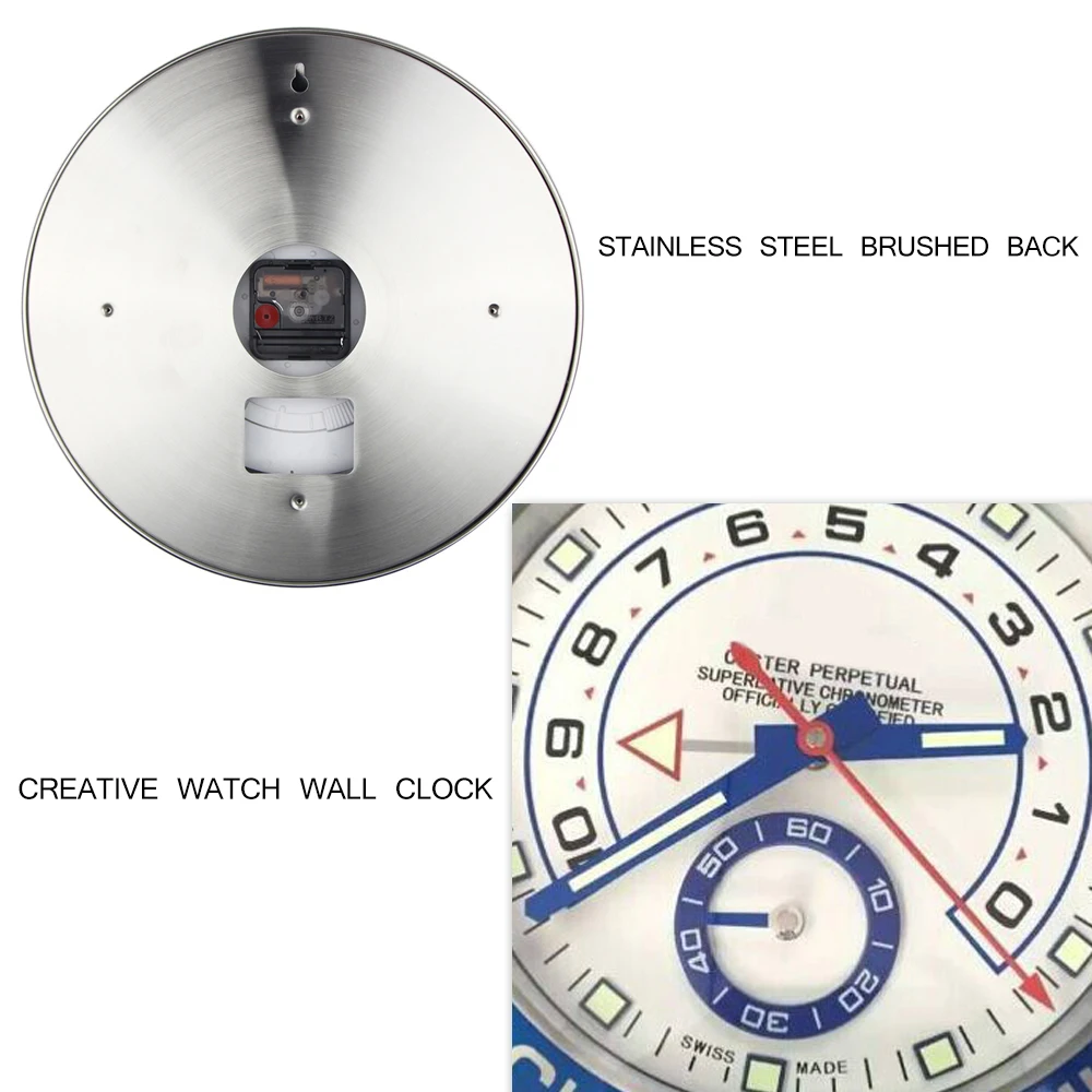 Роскошные Настенные часы Clcok металлические настенные наручные искусство лучший