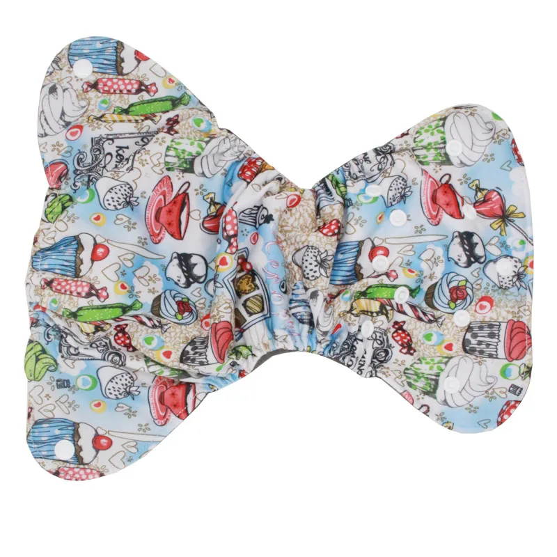 Стираемые тканевые подгузники для новорожденных многоразовые с