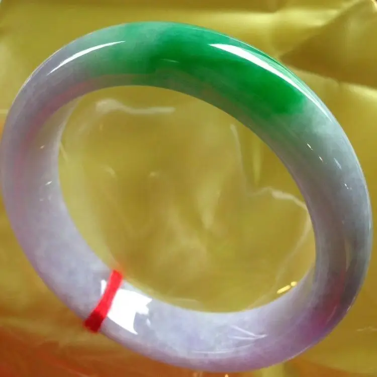 2021 ювелирные изделия натуральная бирманская фотография фиолетовый браслет 54-62