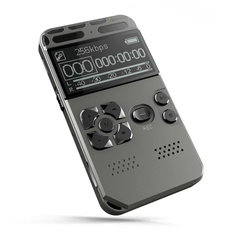 

Voice Activated Digital Voice Recorder Mp3 player 32GB Music Player Card One-button Record Noise Reduction Dictaphone V35