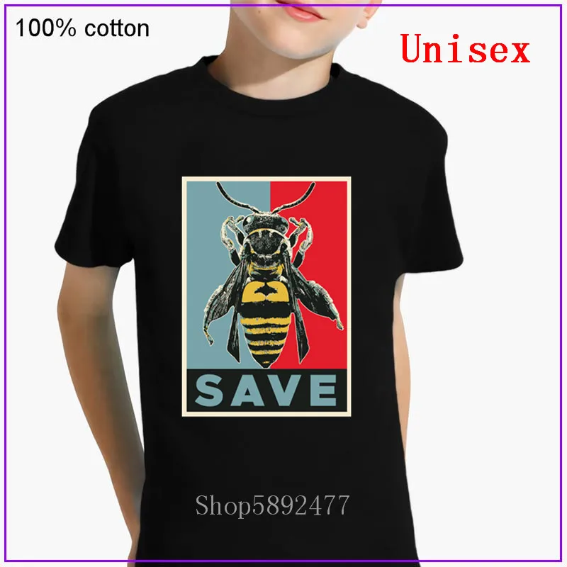 2020 детская одежда для мальчиков и девочек Футболка Футболки с изображением пчелы