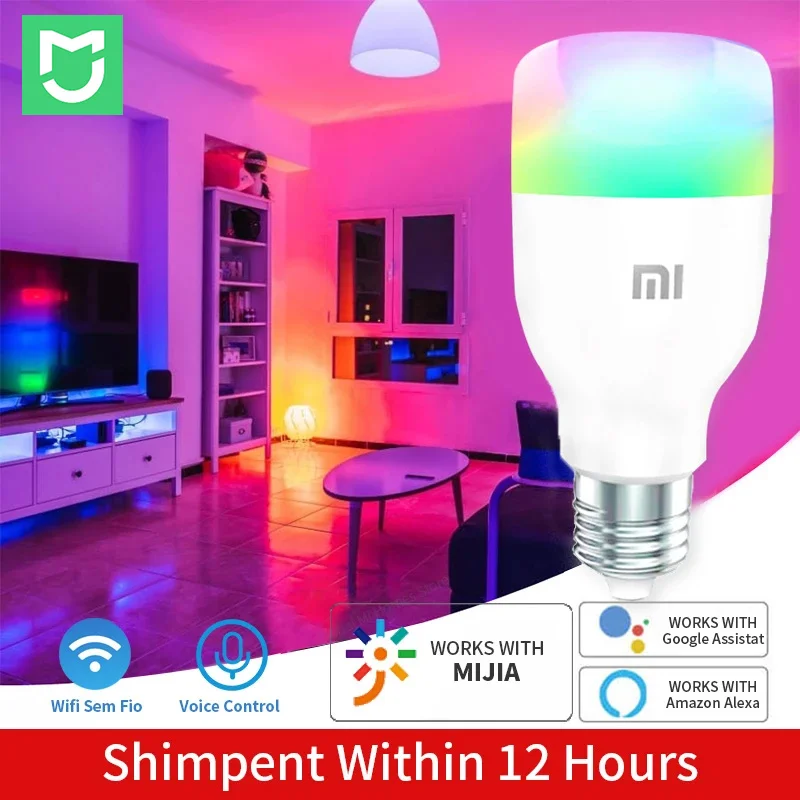 Xiaomi Smart Lamp Lite Bulb Global Version Led Lights Color LED WIFI Voice Control Temperature Bulb Room Decor Night Lights