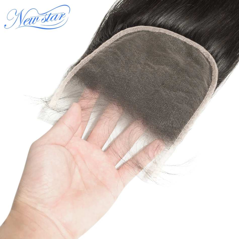 Бразильская новая звезда 5x5 HD кружевная прямая застежка натуральные