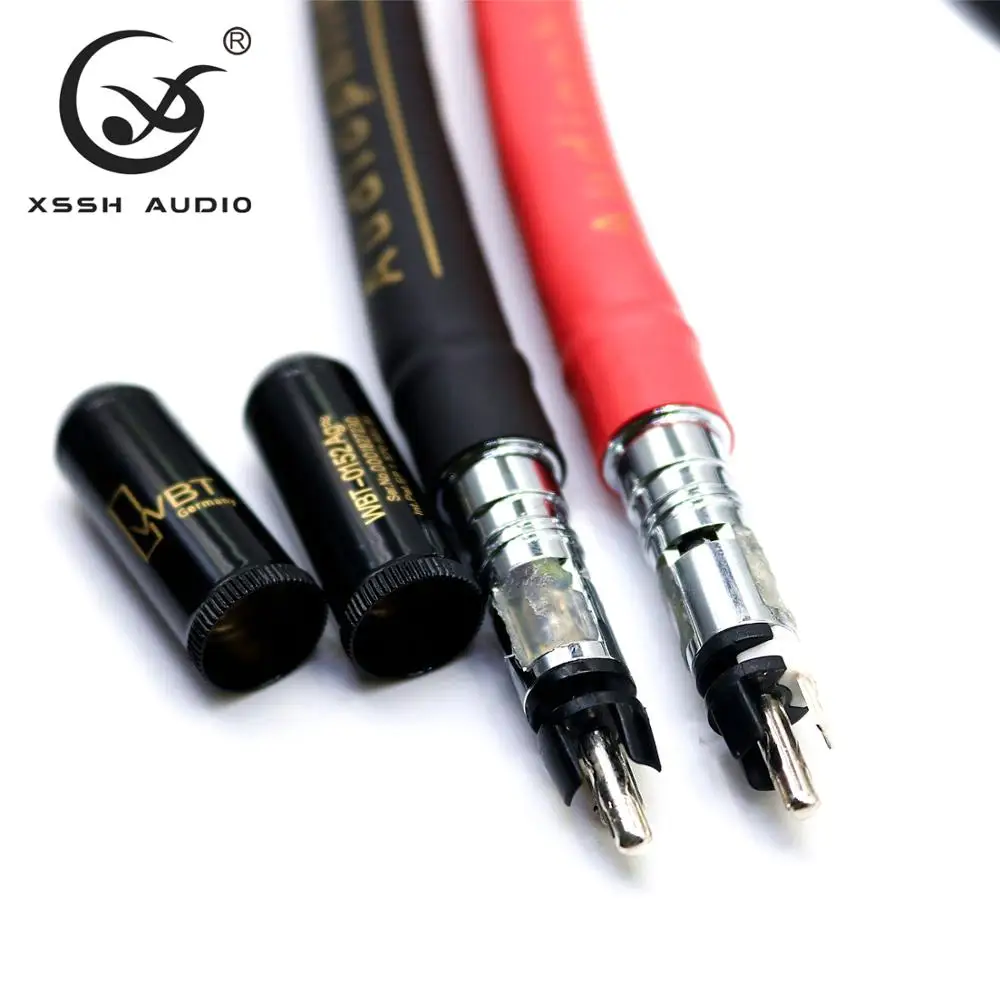 1 пара 2 шт. XSSH Hi end Fi FA 220 ПВХ ядра чистый Медь из бескислородной меди PCOCC WBT 0102