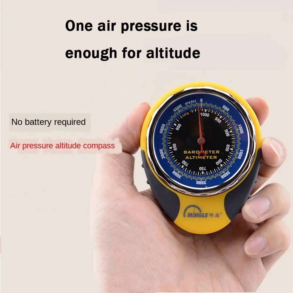 

Outdoor Tourism Multi-function Pointer Altimeter Barometric Altitude Portable Camping Hunting Compas With Wristband