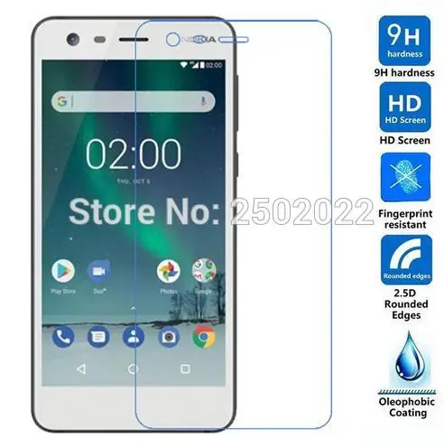 Стекло для Nokia 2 защитная пленка экрана закаленное стекло Nokia2 9H защитный чехол