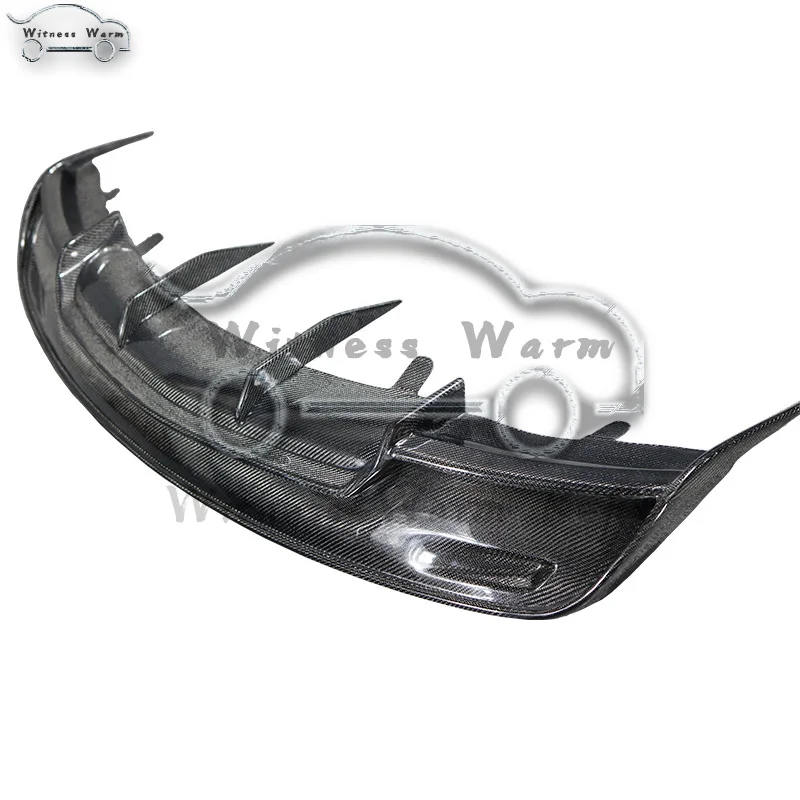 УГЛЕРОДНЫЙ Firber задний бампер Выпускной диффузор спойлер для Tesla Model S Sedan 2014 2016