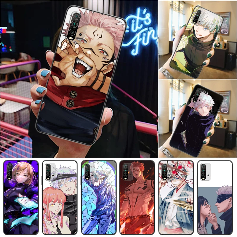 

Jujutsu Kaisen Sukuna Satoru Gojo Fushiguro Megumi Yuji Itadori Phone Case For Xiaomi Redmi 9 9T 9A Pro Carcasa Coque