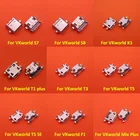 2 шт.лот, микро-мини-разъем USB, гнездовой разъем для VKworld S7 S8 K1 T1 plus, порт для зарядки, запасные части