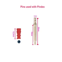 1000 sets around dental laboratory use diamond single pin 20mm with plastic easily used with pindex machine