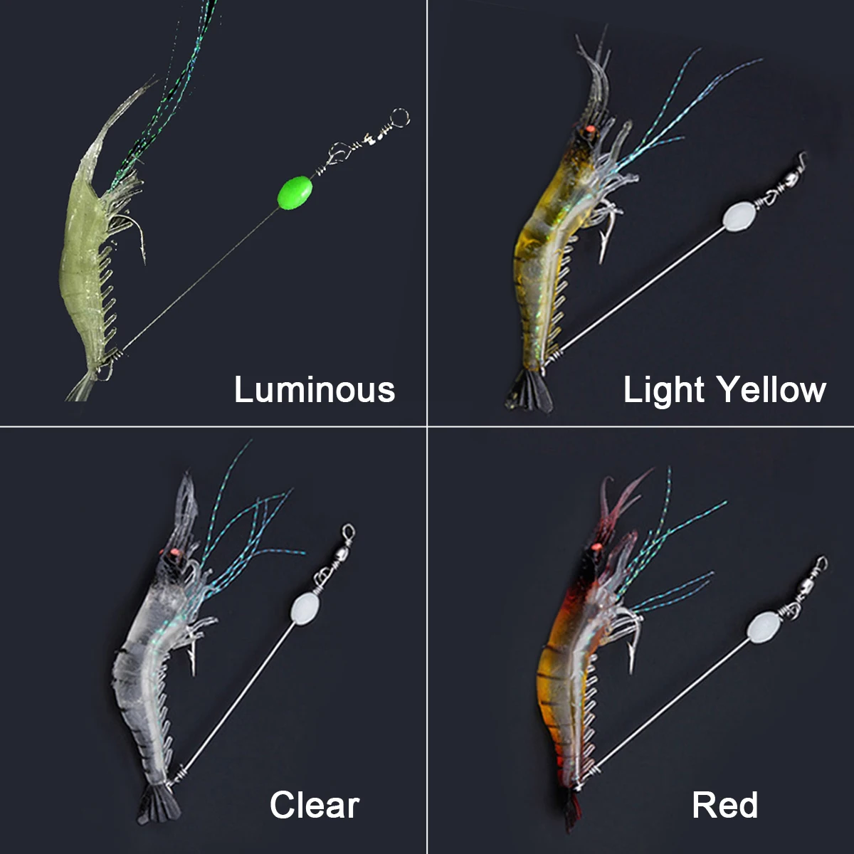 

Soft Simulation Prawn Shrimp Fishing Floating Shaped Lure Hook Bait Bionic Artificial Shrimp Lures with Hook 90mm Prawn Shrimp