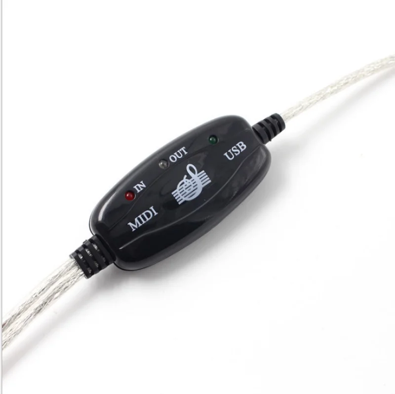 MIDI Interface to USB Cable Converter Connector PC Synthesizer Music Keyboard Instrument Adapter / 100pcs | Спорт и развлечения