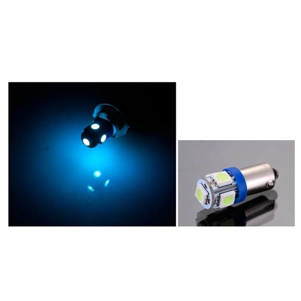5 шт./компл. автомобиля Габаритные фары Ba9S T4W Smd 5050 5 СВЕТОДИОДНАЯ башня 96 люмен Клин лампочки Led Dc12V