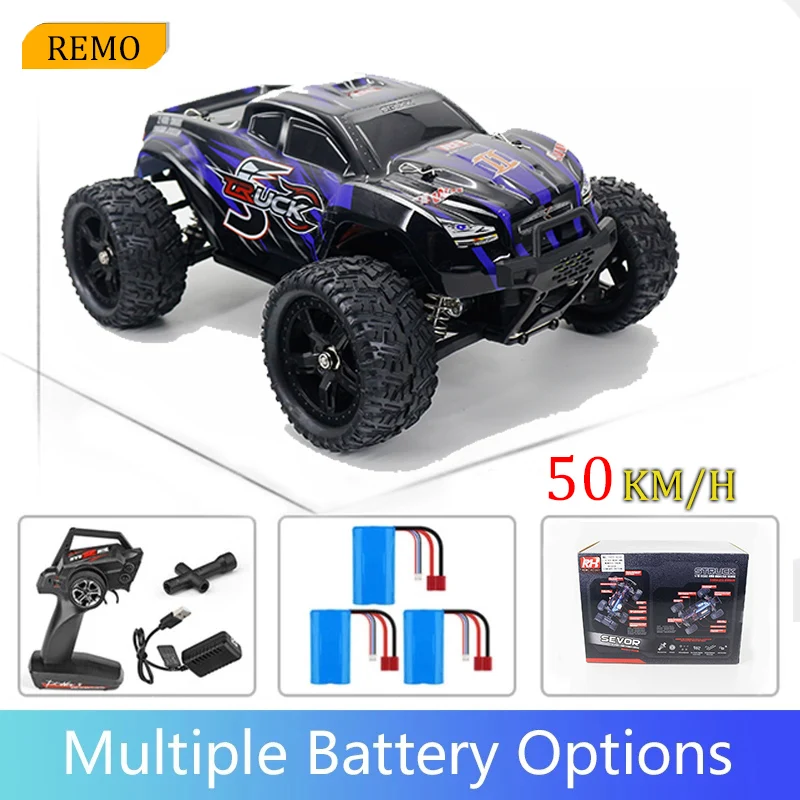 1/16 Remo 1631 2.4G 4WD 50км/ч Щеточный Rc Внедорожный грузовик SMAX RC Модельные автомобили Игрушка для взрослых Подарок.
