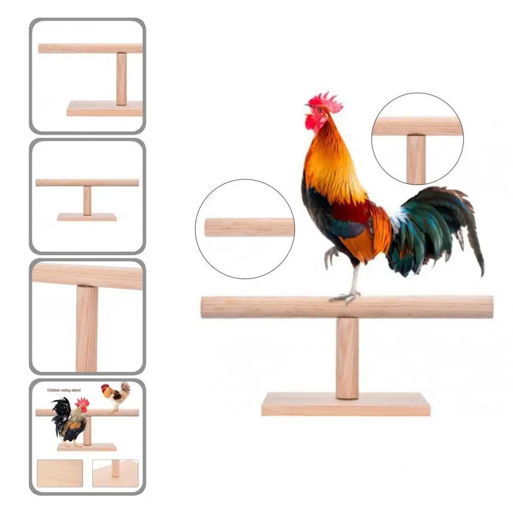 

Развлекательная функциональная деревянная стойка в виде попугаев, длинный срок службы, стоящая палочка для домашних животных, износостойк...
