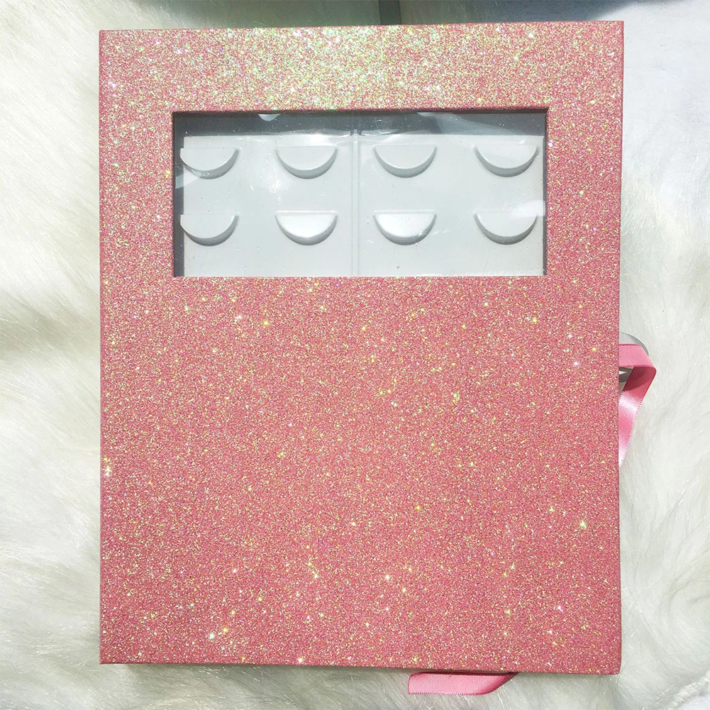 16 пара Портативный пустая коробка-органайзер для хранения ресниц чехол демо