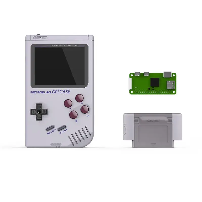 Retroflag GPi чехол Gameboy для Raspberry Pi ZERO и ZERO W с безопасным выключением