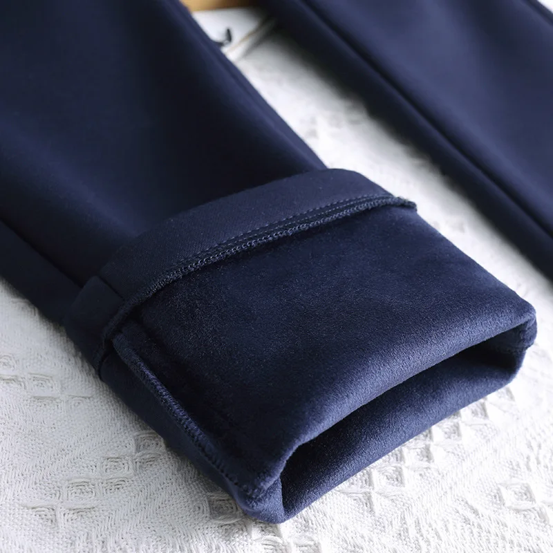 Брюки женские зимние с завышенной талией офисные штаны для работы брюки-карандаш